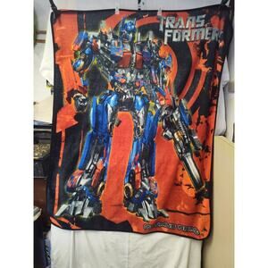 Hasbro Optimus Prime Transformers Throw Blanket 60x50 2007 Edition